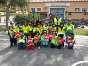 Els alumnes de 2n curs van visitar ahir el Parc de Trànsit.