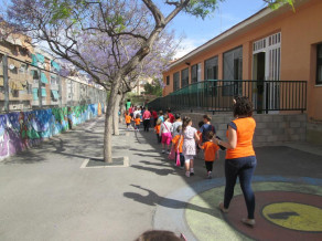 Visita dels alumnes de Nuestra Escuela Garabatos.