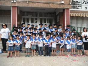 Berenar fi d'etapa per als alumnes de 5 anys.